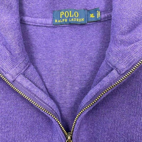 Polo Ralph Lauren Classic Quarter Zip Pullover Sweater - Picture 4 of 4